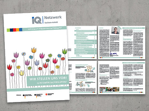 Broschüren: Broschüre für IQ Netzwerk Sachsen-Anhalt / 2014