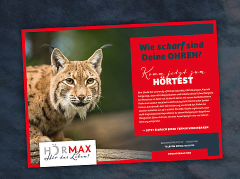 Zeitungsanzeigen: Imagekampagne für Hörmax / 2017