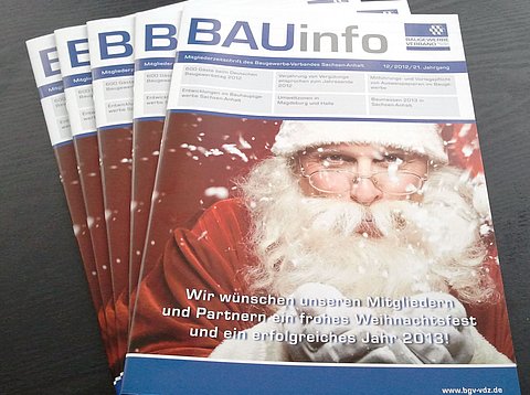 Corporate Publishing: BAUinfo des BGV / Ausgabe 12 / 2012