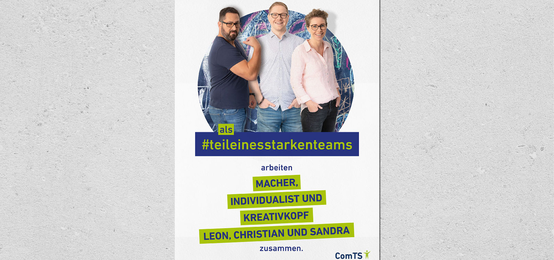 Klassische Werbung: ComTS Nord GmbH Plakat-Kampagne 