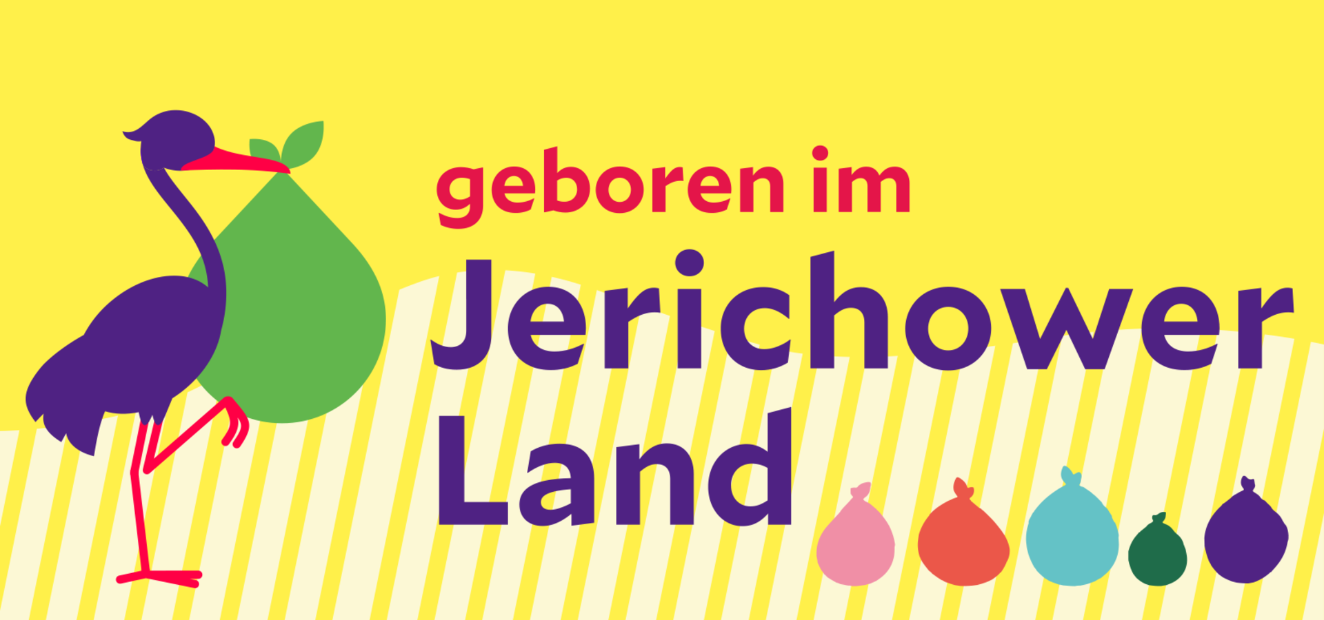 Corporate Design: Kampagnenmotiv "Geboren im Jerichower Land"