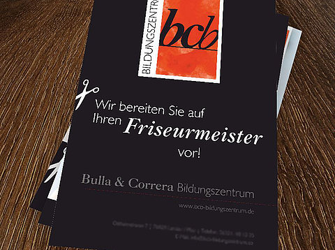 Klassische Werbung: Plakatserie für das bcb in Neustadt / 2012