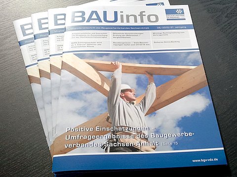 Corporate Publishing: BAUinfo 9 - 2013 für den Baugewerbeverband Sachsen-Anhalt e. V. / 2013