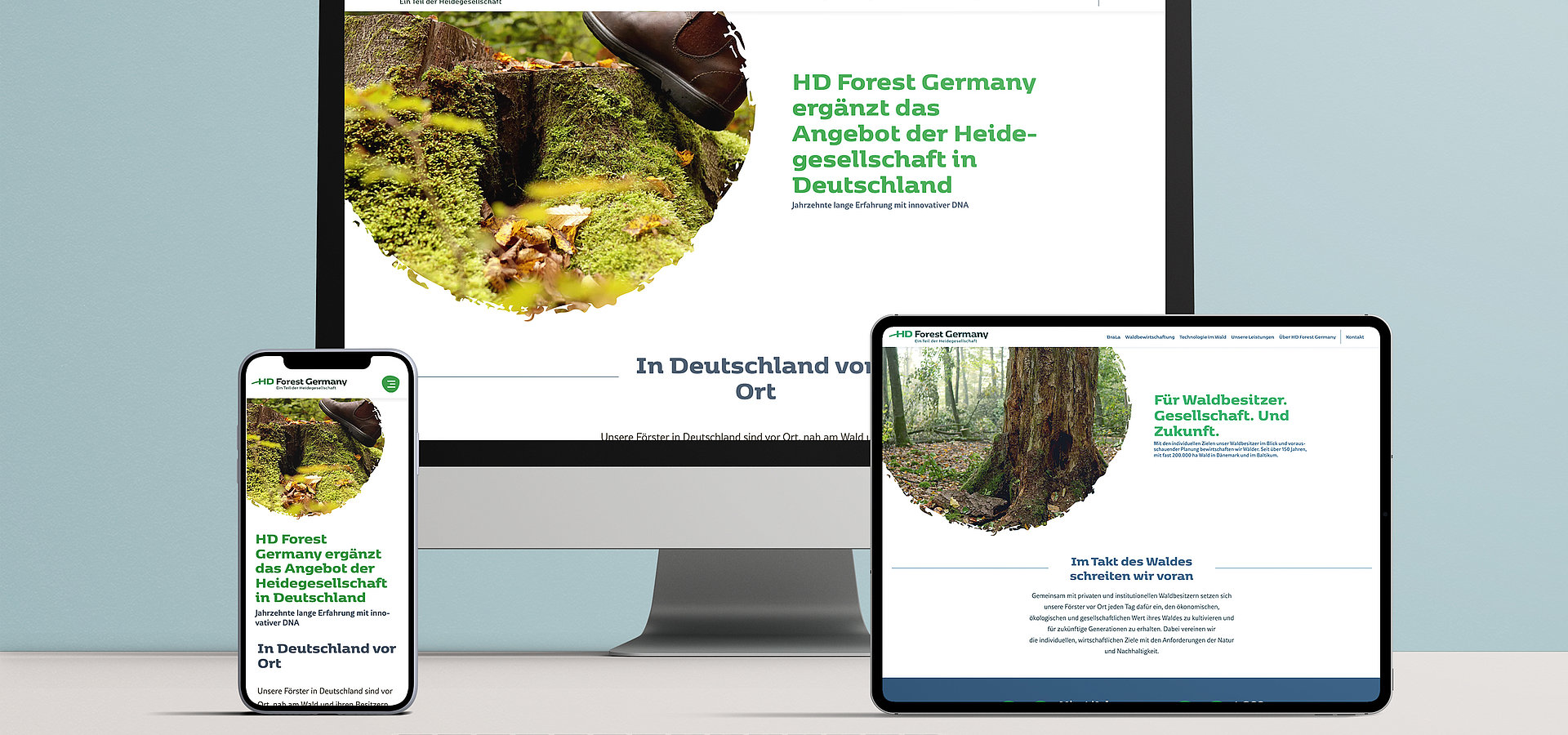 TYPO3 Webdesign: HD Forest Germany mit TYPO3 CMS Website