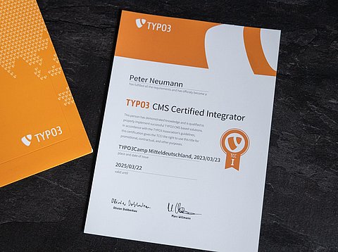 TYPO3: TYPO3 CMS Certified Integrator Zertifizierung! Wuhu!
